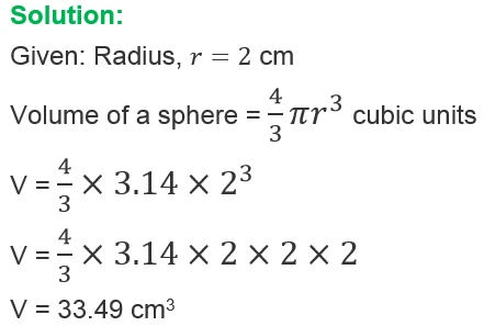 Volume of Sphere