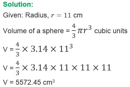Volume of Sphere
